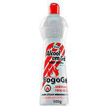 Alcool Gel Acendedor - 80o INPM -  500g x 12