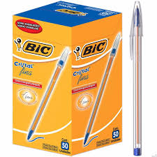 Caneta Bic Cristal azul  Cx C/50 Unid