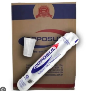 COPO 180ML COPOSUL BRANCO PS 25X100 CX