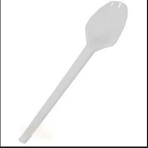 Colher Sobremesa Branca c/50