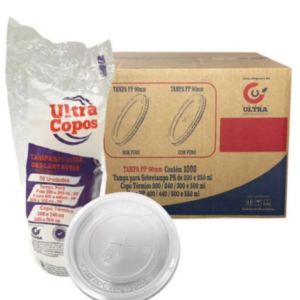 TAMPA COPO POTE 200/300/400/500 ULTRA C/FURO TR PP C/50
