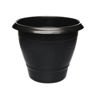 VASO REDONDO GDE 15L PRETO (6618)