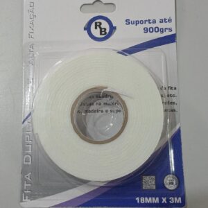 FITA DUPLA FACE RB 18X3MT